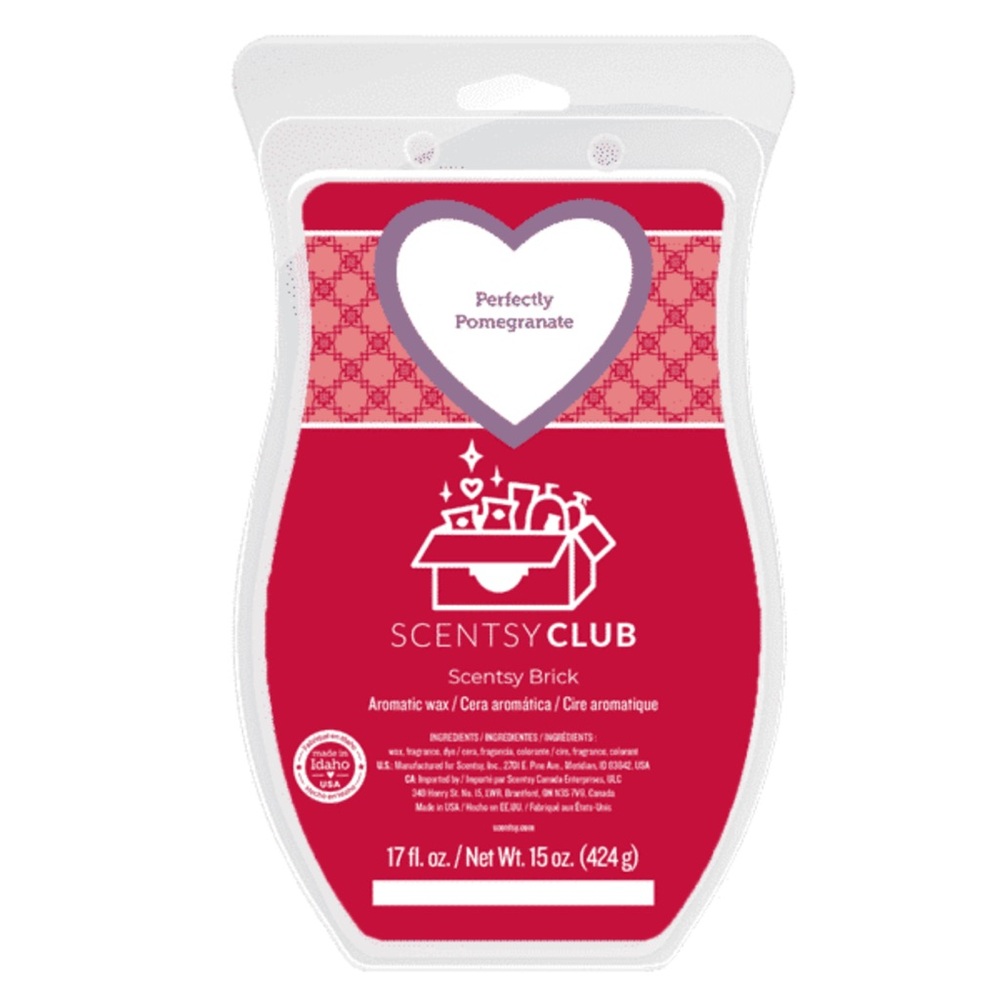 Scentsy Perfectly Pomegranate Wax Brick